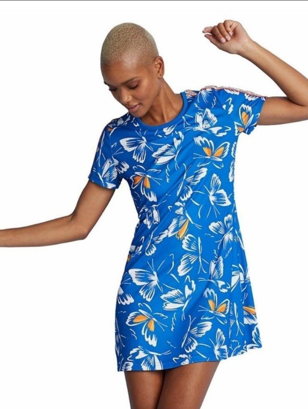 Farm Rio x Adidas Butterfly Slim Dress